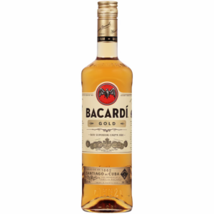 Bacardi Gluten Free 80 Proof Gold Rum Bottle 750 ml