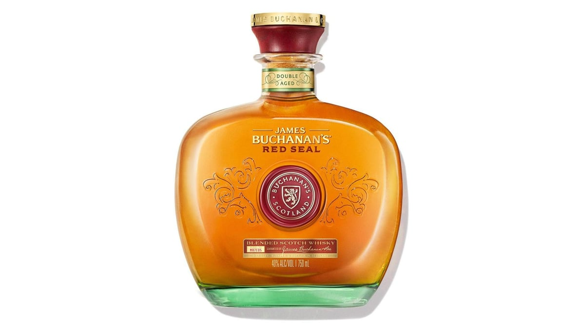 Buchanans Red Seal 80 Proof Blended Scotch Whisky Bottle 750 ml