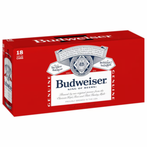 Budweiser Lager Cans 12 fl oz x 18 ct 1