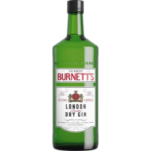 Burnetts 80 Proof London Dry Gin Bottle 750 ml