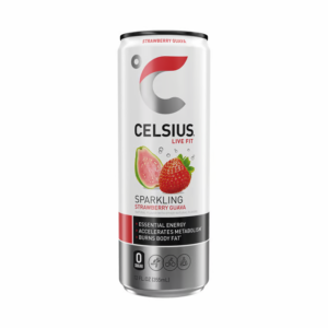 Celsius Sparkling Strawberry Guava Energy Drink Can 12 fl oz