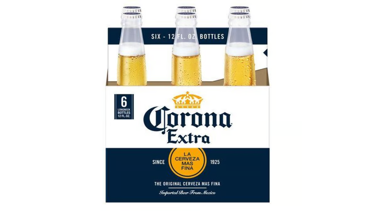 Corona Extra Mex can Lager Longneck Bottles 12 fl oz x 6 ct 1