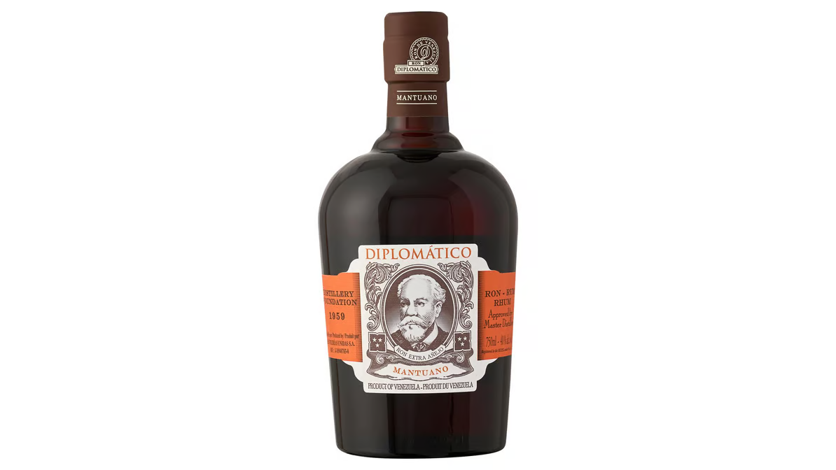 Diplomatico 80 Proof Mantuano Extra Anejo Dark Rum Bottle 750 ml