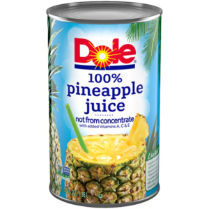 Dole 100  Pineapple Juice Can 46 fl oz 1