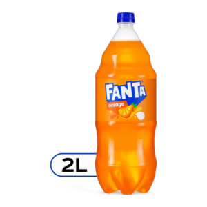 Fanta Orange Soda Fruit Flavored Soft Drink 2 Liters