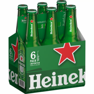 Heineken Original Lager Bottles 12 fl oz x 6 ct 1
