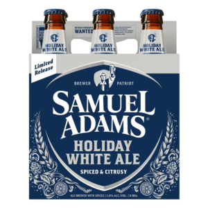 Samuel Adams Holiday White Ale Seasonal Beer Bottles 12 fl oz x 6ct 1