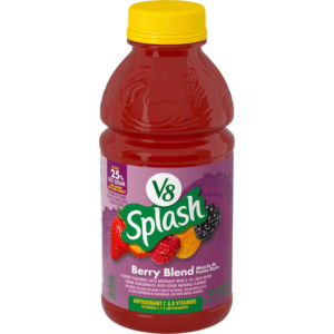 V8 Splash Berry Blend Flavored Juice Beverage Bottle 16 fl oz