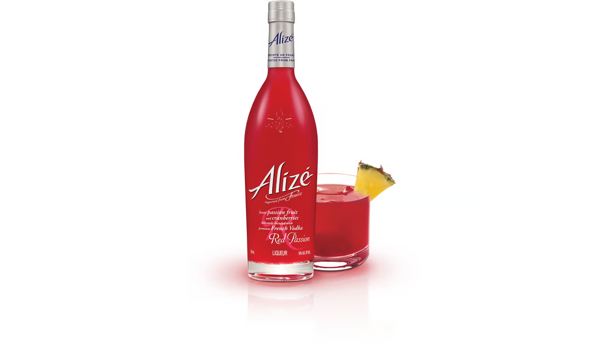 alize red passion fruit  french vodka mix liqueur bottle  750 ml