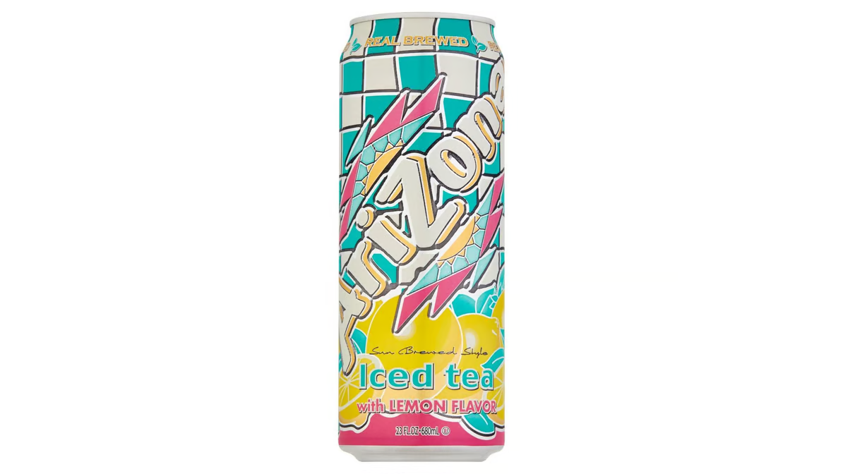 arizona sun brewed lemon flavor iced tea can  23 fl oz