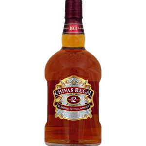 chivas regal 80 proof aged 12 year blended scotch whisky bottle  1.75 l