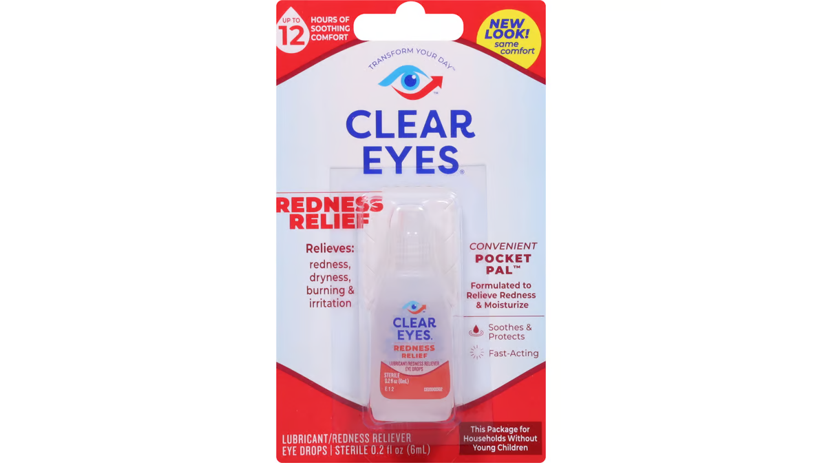 clear eyes pocket pal redness relief lubricant eye drops  0.2 fl oz