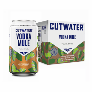 cutwater spirits vodka mule cocktail cans  12 fl oz x 4 ct