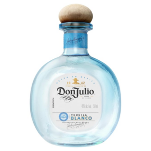 don julio 80 proof blanco tequila bottle  50ml