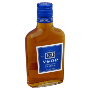 e  j 80 proof vsop superior reserve brandy bottle  200 ml