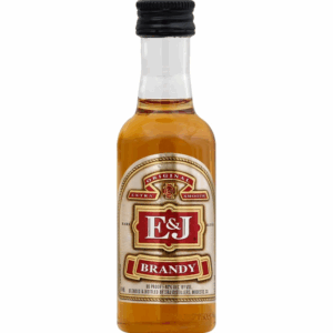 ej 80 proof original extra smooth brandy bottle  50 ml