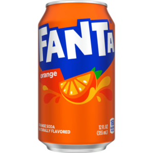 fanta orange soda can  12 fl oz