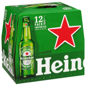 heineken original premium malt lager bottles  12 fl oz x 12 ct