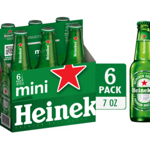 heineken premium lager bottles  7 fl oz x 6 ct