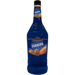 hiram walker blue curacao liqueur bottle  750 ml