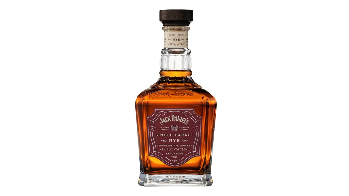jack daniels 94 proof single barrel tennessee rye whiskey  750 ml