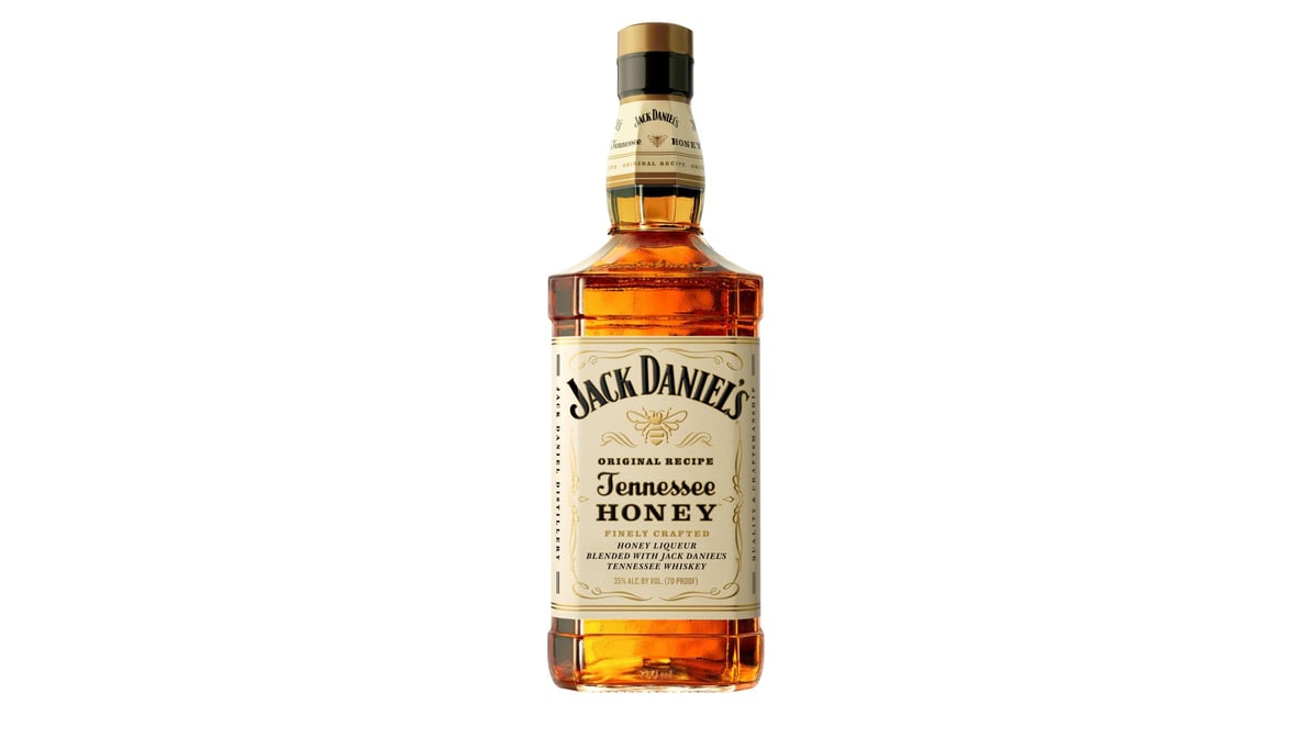 jack daniels original recipe tennessee honey blended whiskey bottle  750 ml