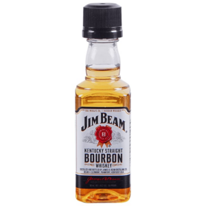 jim beam 40 kentucky straight bourbon whiskey bottle  50 ml
