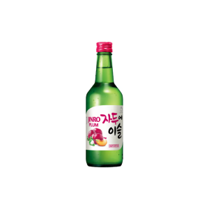 jinro plum soju bottle  375 ml