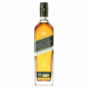 johnnie walker 96 proof green label 15 year blended malt scotch whisky bottle  750 ml