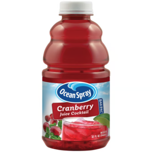 ocean spray bar pac cranberry juice cocktail mixer bottle  32 fl oz