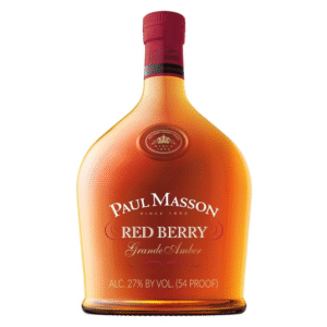 paul masson red berry grande amber brandy bottle  750 ml