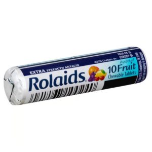 rolaids extra strength antacid tablets assorted flavors  10 ct