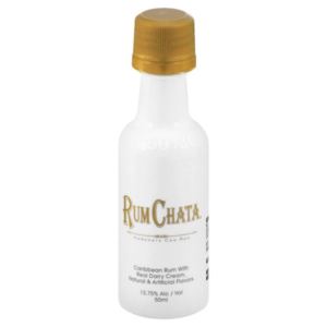 rum chata caribbean rum bottle  50 ml