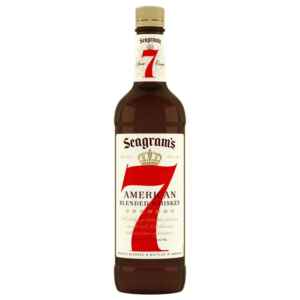 seagrams 80 proof 7 crown american blended whiskey bottle  750 ml