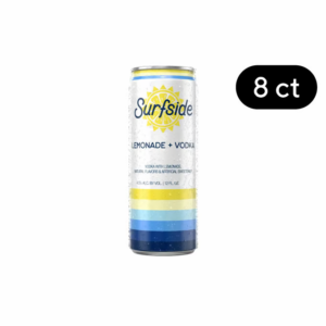 surfside lemonade vodka cocktail  12 oz x 8 ct