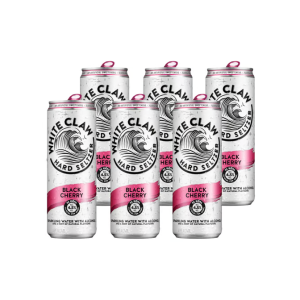 white claw black cherry 5  hard seltzer cans  12 oz  6 ct